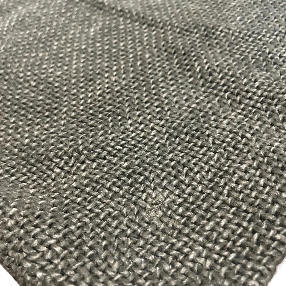Pottery Barn Green Woven Textured Square Pillow Cover 20x20 Hidden Zipper
